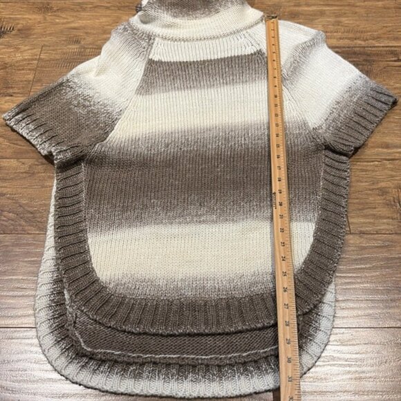Parkhurst pinch short sleeve turtle neck knit cozy sweater - Picture 7 of 12